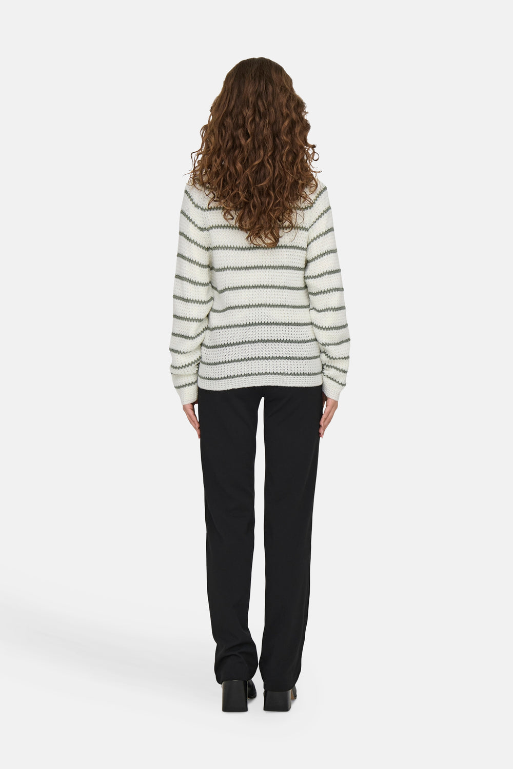 Pull col rond Blanc - JDY