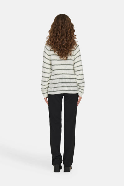 Pull col rond Blanc - JDY