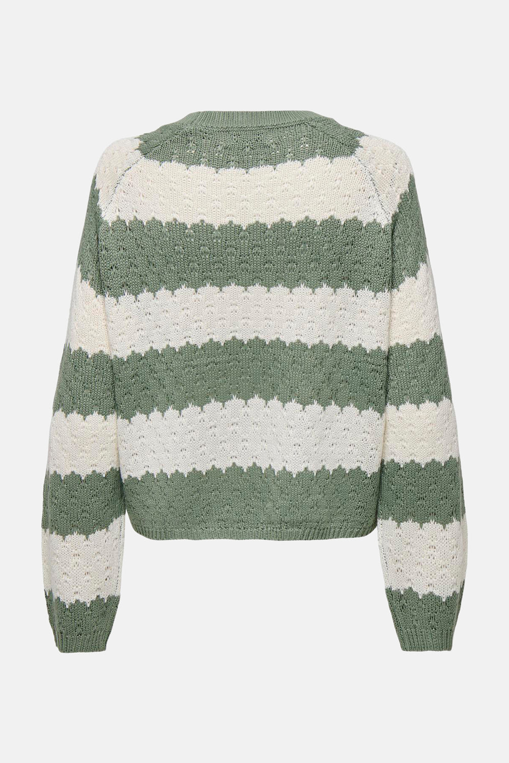Pull col rond VERT - JDY