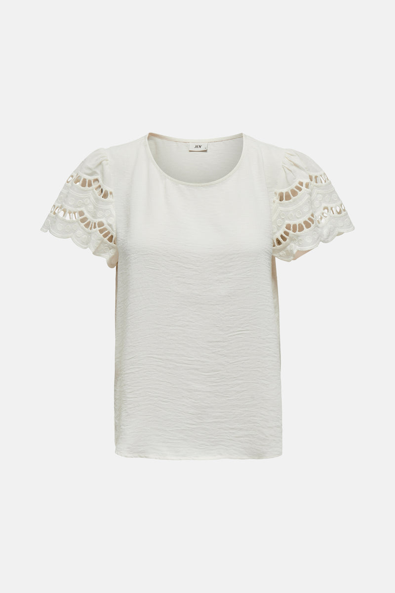 T-shirt met korte mouwen - ecru