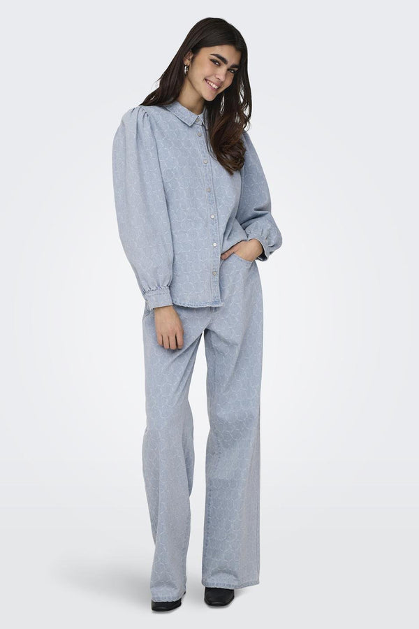 Chemisier (manches longues) Bleu - ONLY®