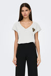 T-shirt met korte mouwen - Wit