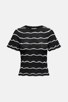 ONLANNASOFIA LIFE SS STRIPE O-NECK KNT