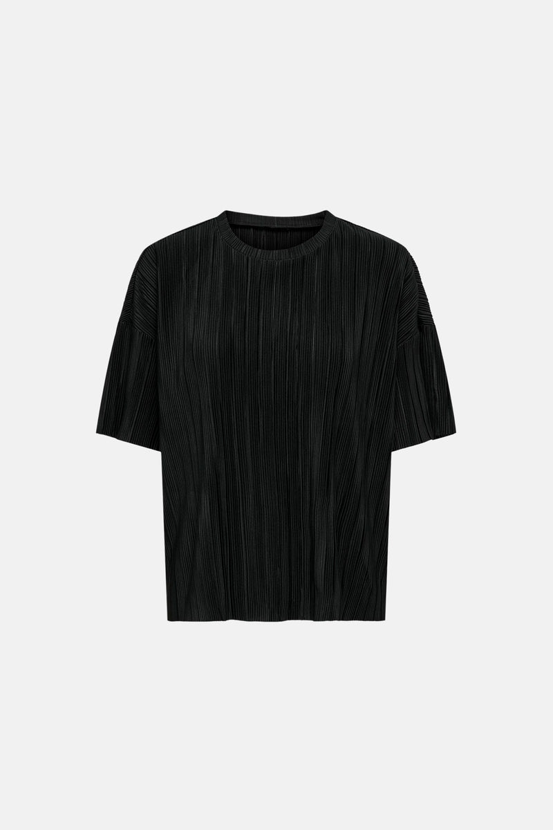 Blouse met korte mouwen - zwart