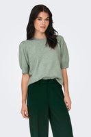 Pull col rond VERT - ONLY®