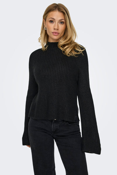 Pull col rond Noir - JDY