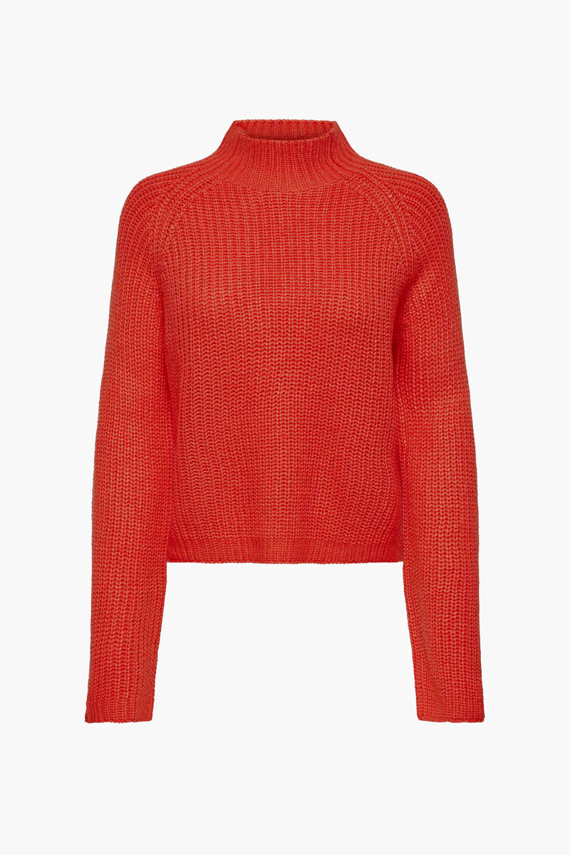Pull col rond Rouge - JDY