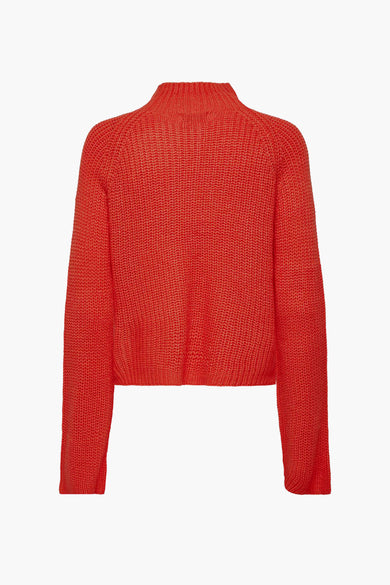 Pull col rond Rouge - JDY