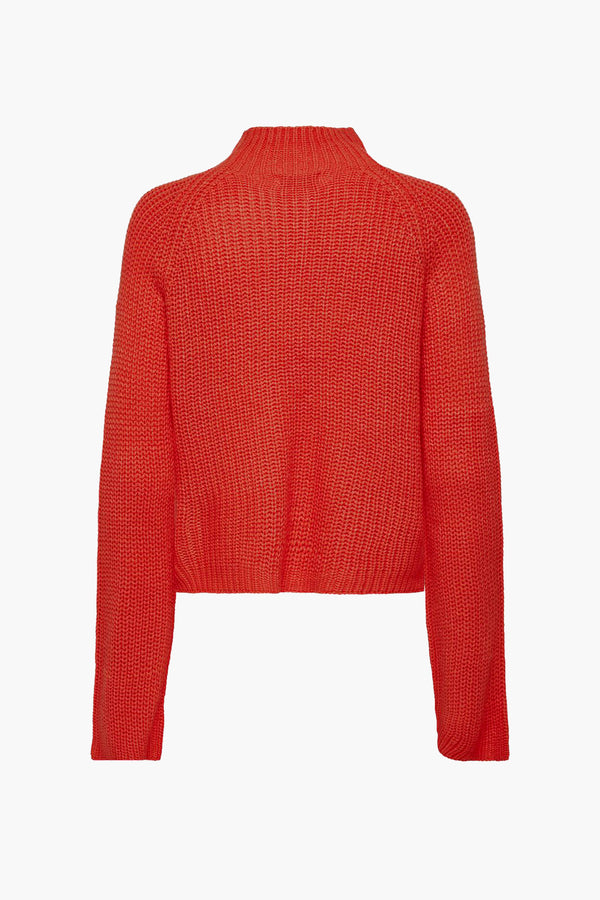 Pull col rond Rouge - JDY