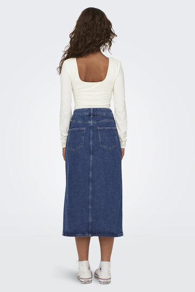 Jupe 3/4 MID BLUE DENIM - ONLY®