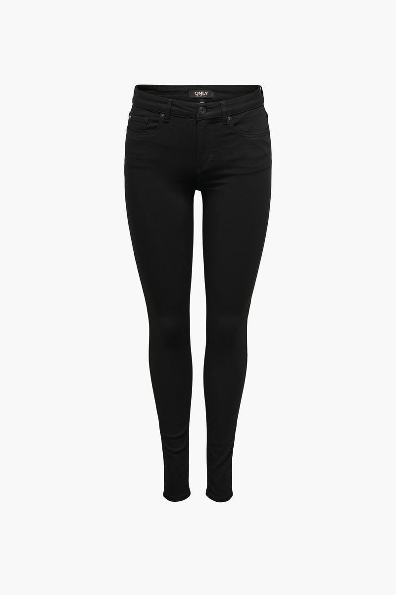 BLUSH - black denim