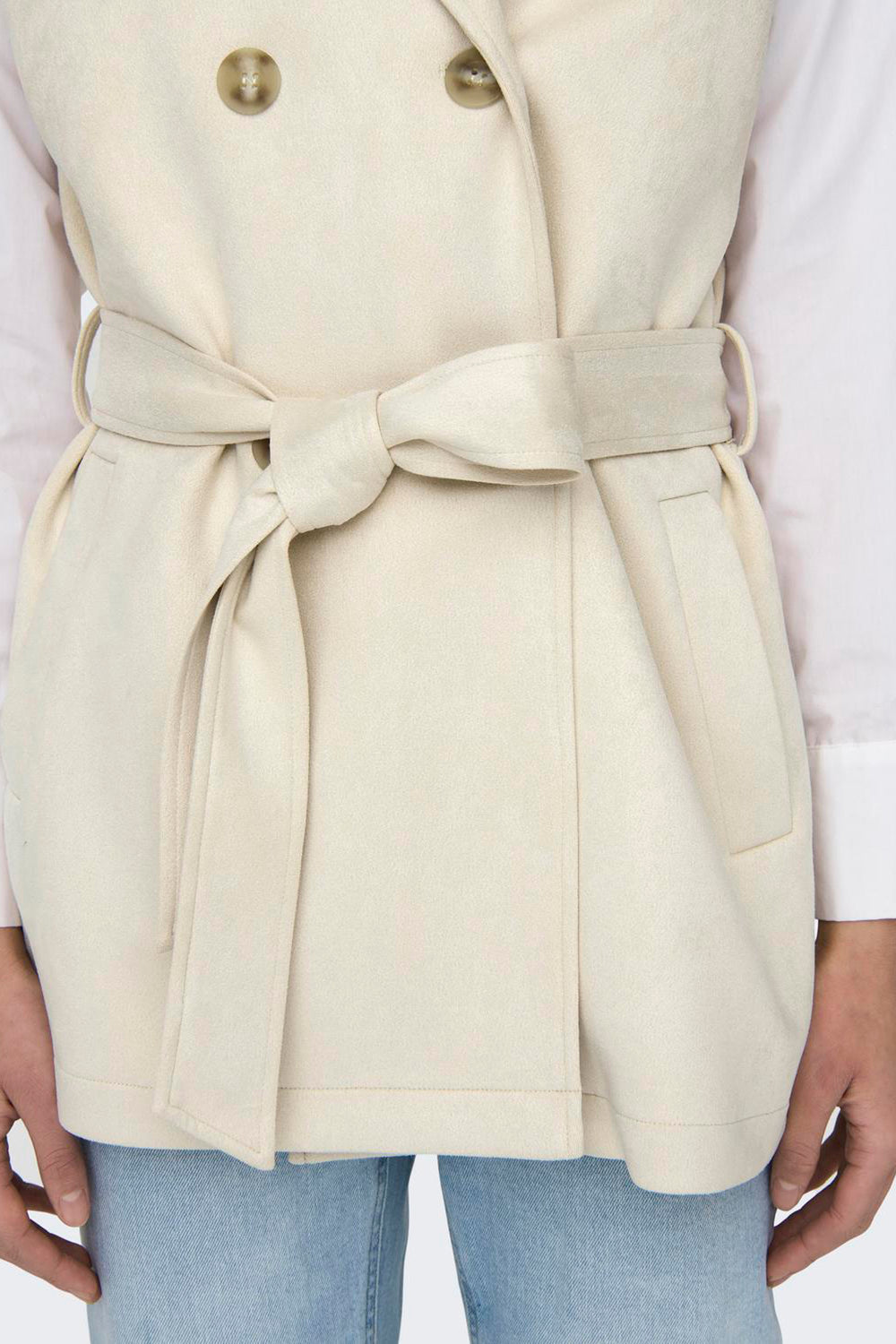Veste (sans manches) Beige - ONLY®