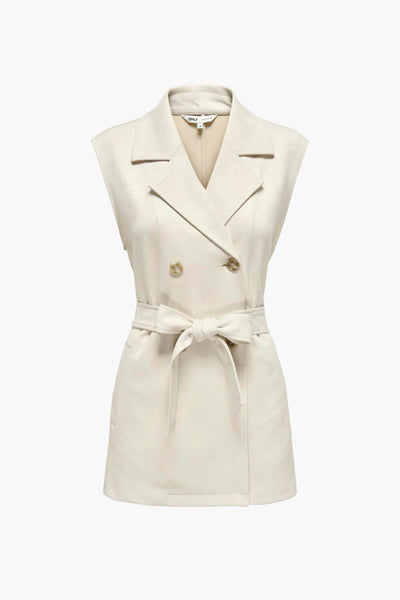 Veste (sans manches) Beige - ONLY®
