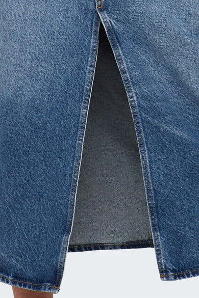 Jupe longue - bleu