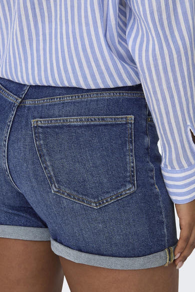 Short - mid blue denim