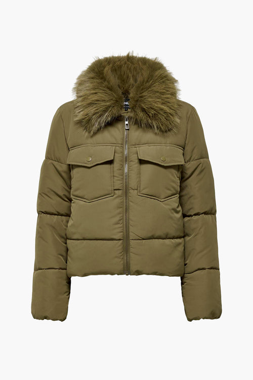 ONLMAGGI FUR PUFFER LIFE CC OTW