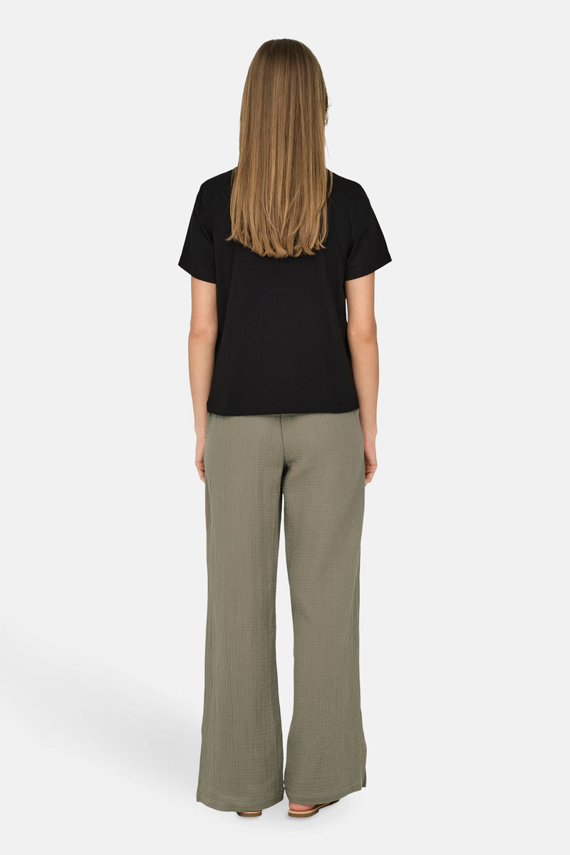 T-shirt met korte mouwen - zwart