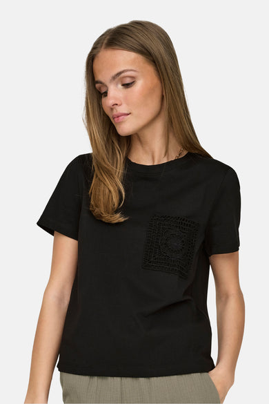 T-shirt met korte mouwen - zwart