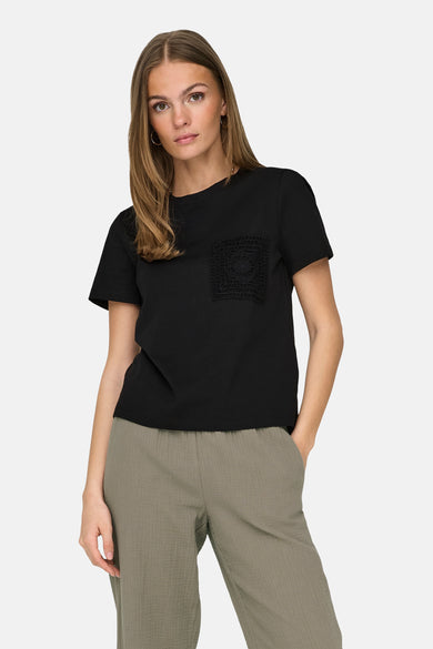 T-shirt met korte mouwen - zwart
