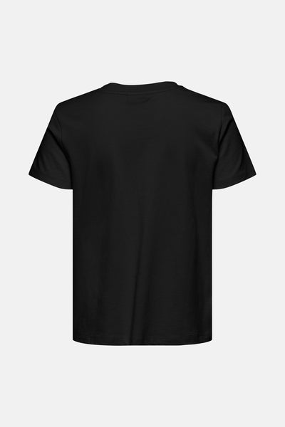 Top uni manches courtes Noir - JDY