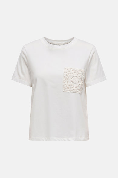 T-shirt met korte mouwen - wit