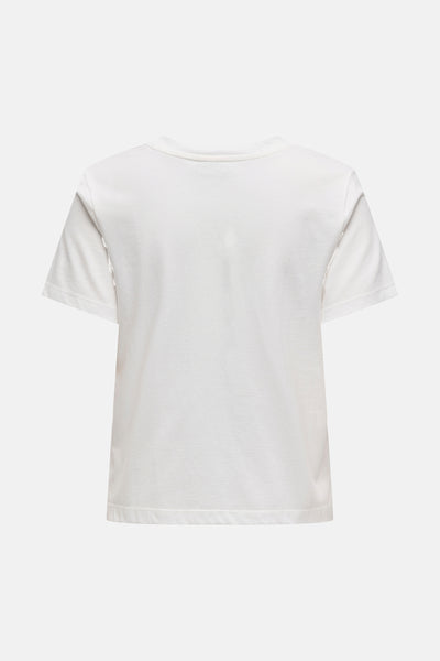 Top uni manches courtes Blanc - JDY