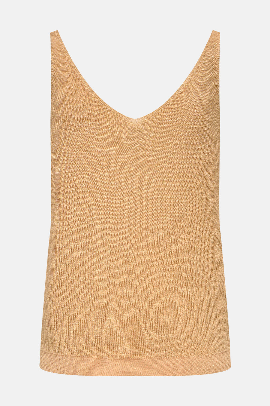 Top à fines bretelles orange de ONLY, en maille texturée.

