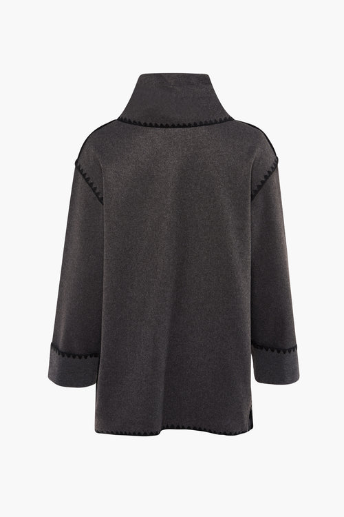 ONLELBA LIFE SCALLOP EDGE SCARF COAT OTW