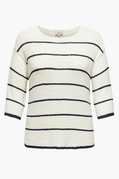 Pull à col en V - écru