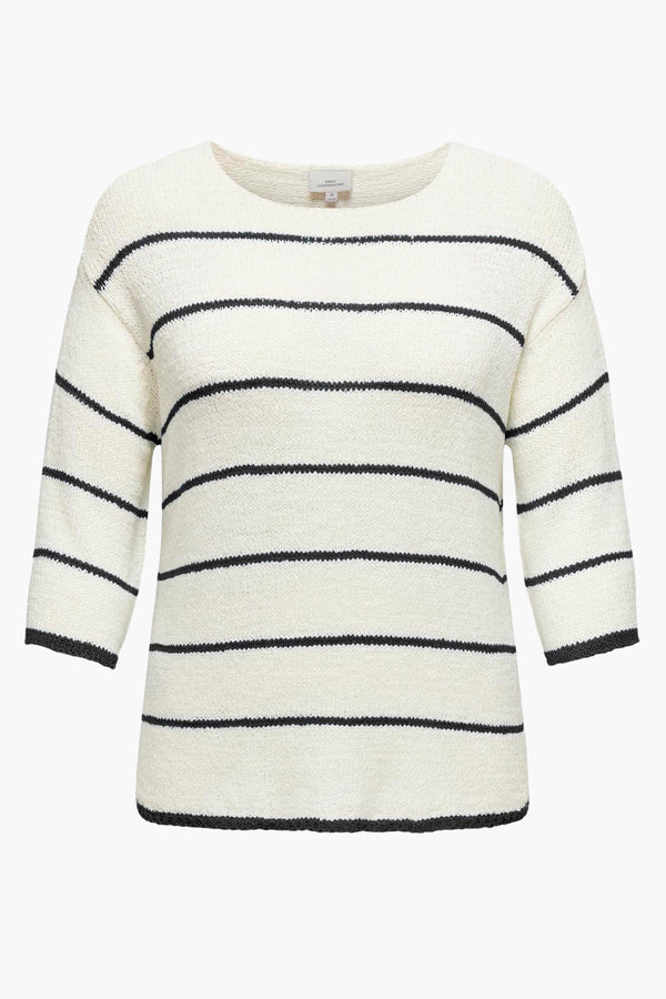 Pull col V Écru - CARMAKOMA