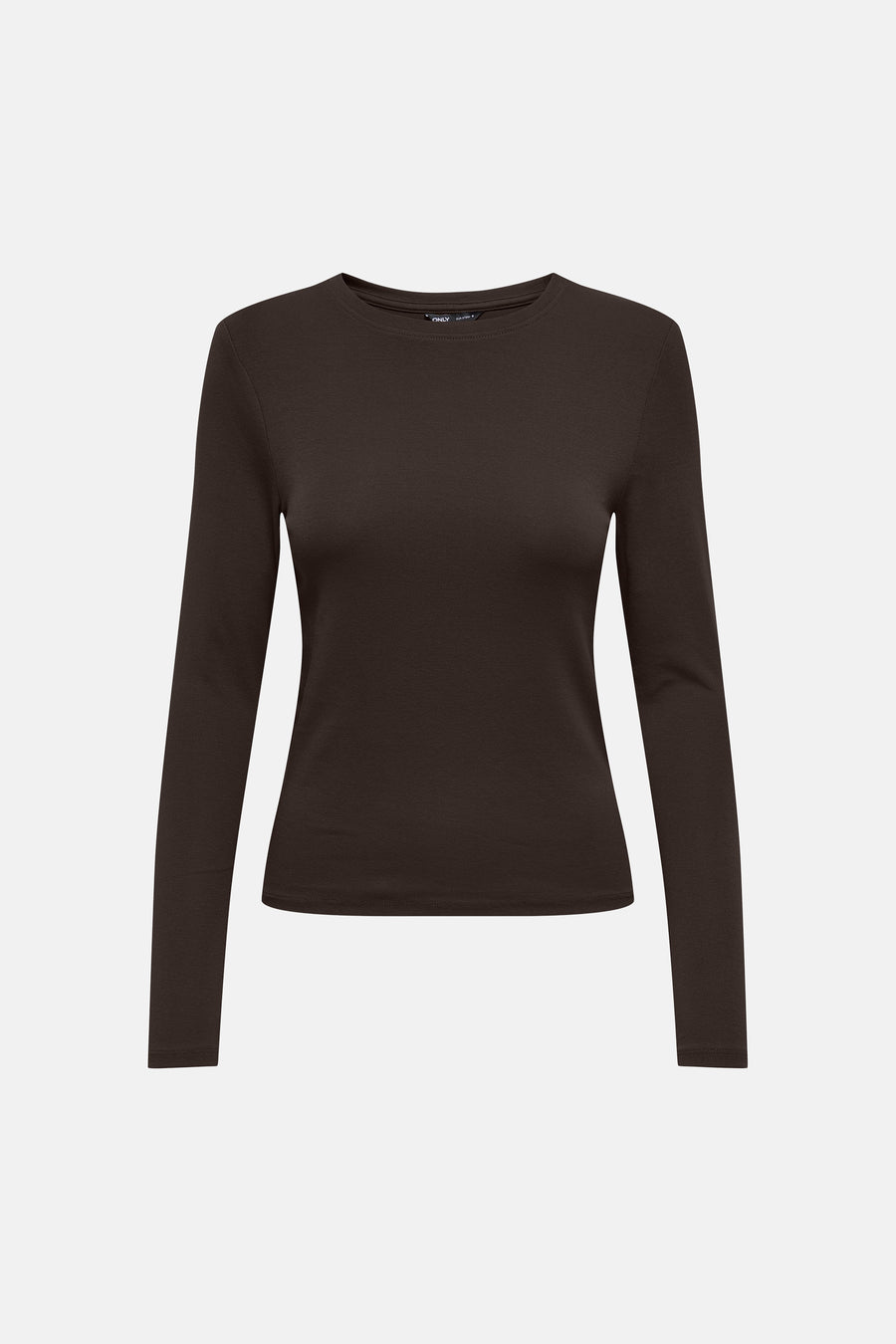 Top uni manches longues brun - ONLY®