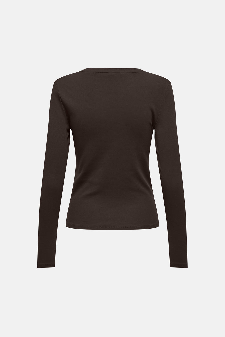 Top uni manches longues brun - ONLY®