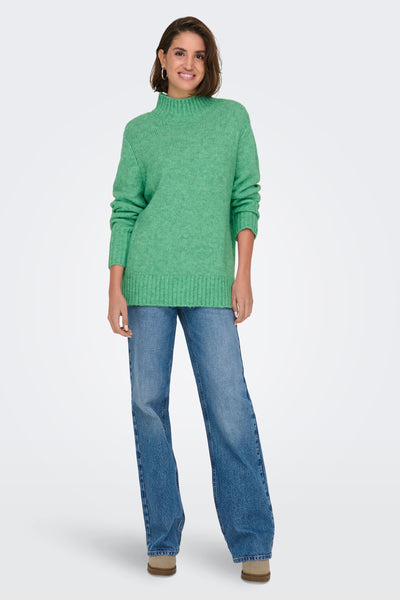 Pull col montant Vert - ONLY®