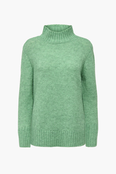 Pull col montant Vert - ONLY®