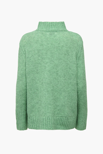 Pull col montant Vert - ONLY®