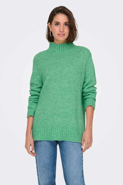 Pull col montant Vert - ONLY®