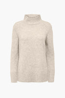 Pull col montant Beige - ONLY®