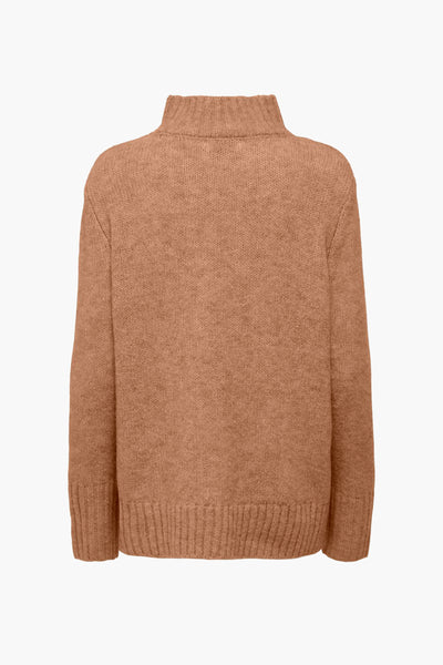 Trui met rolkraag COGNAC - ONLY®
