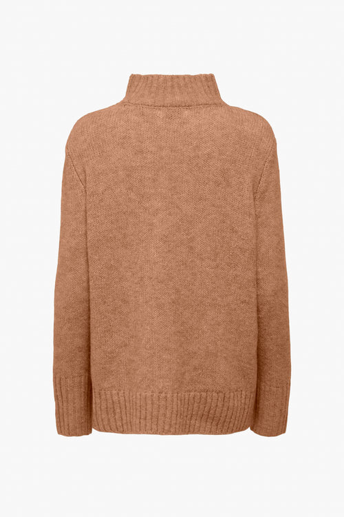 Pull col montant COGNAC - ONLY®