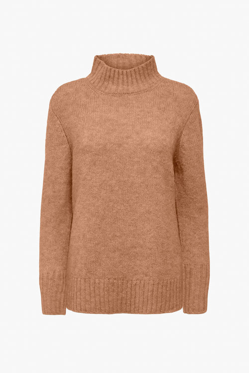 Pull col montant COGNAC - ONLY®