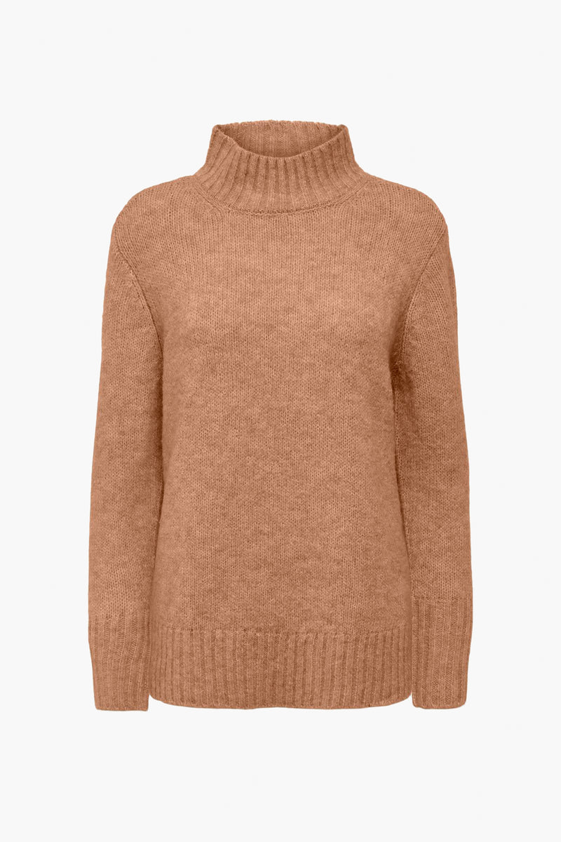 Pull col montant COGNAC - ONLY®