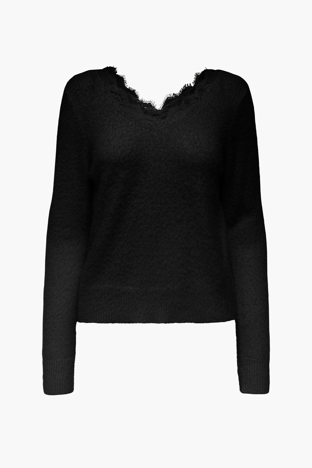 Pull col V Noir - ONLY®
