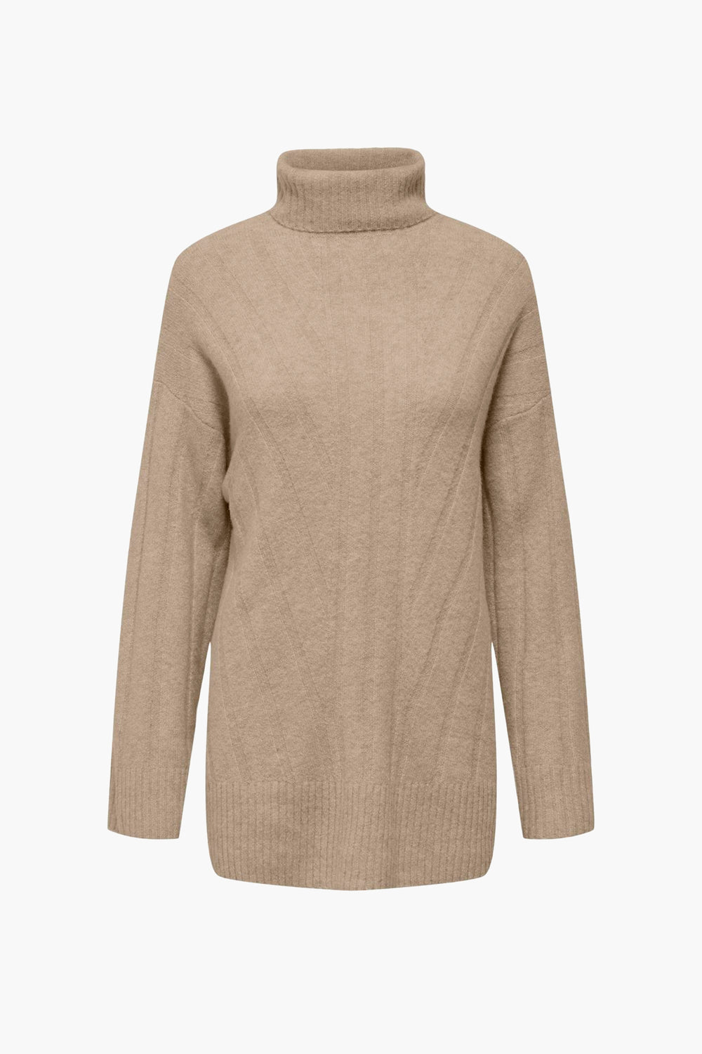Pull col montant Beige - ONLY®