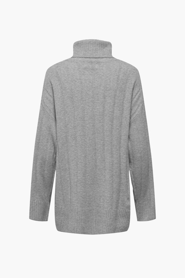Pull col montant Gris - ONLY®