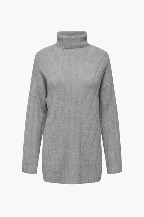 Pull col montant Gris - ONLY®