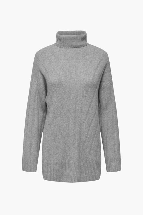 Pull col montant Gris - ONLY®