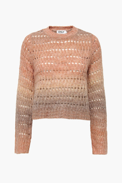 Pull col rond Orange - ONLY®
