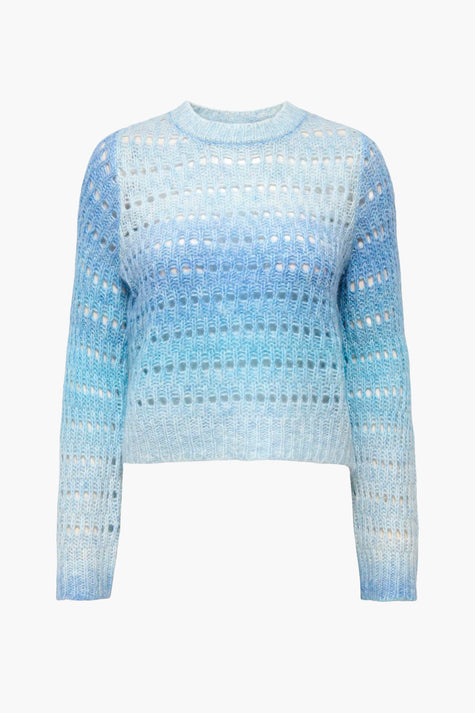 Pull col rond Bleu - ONLY®