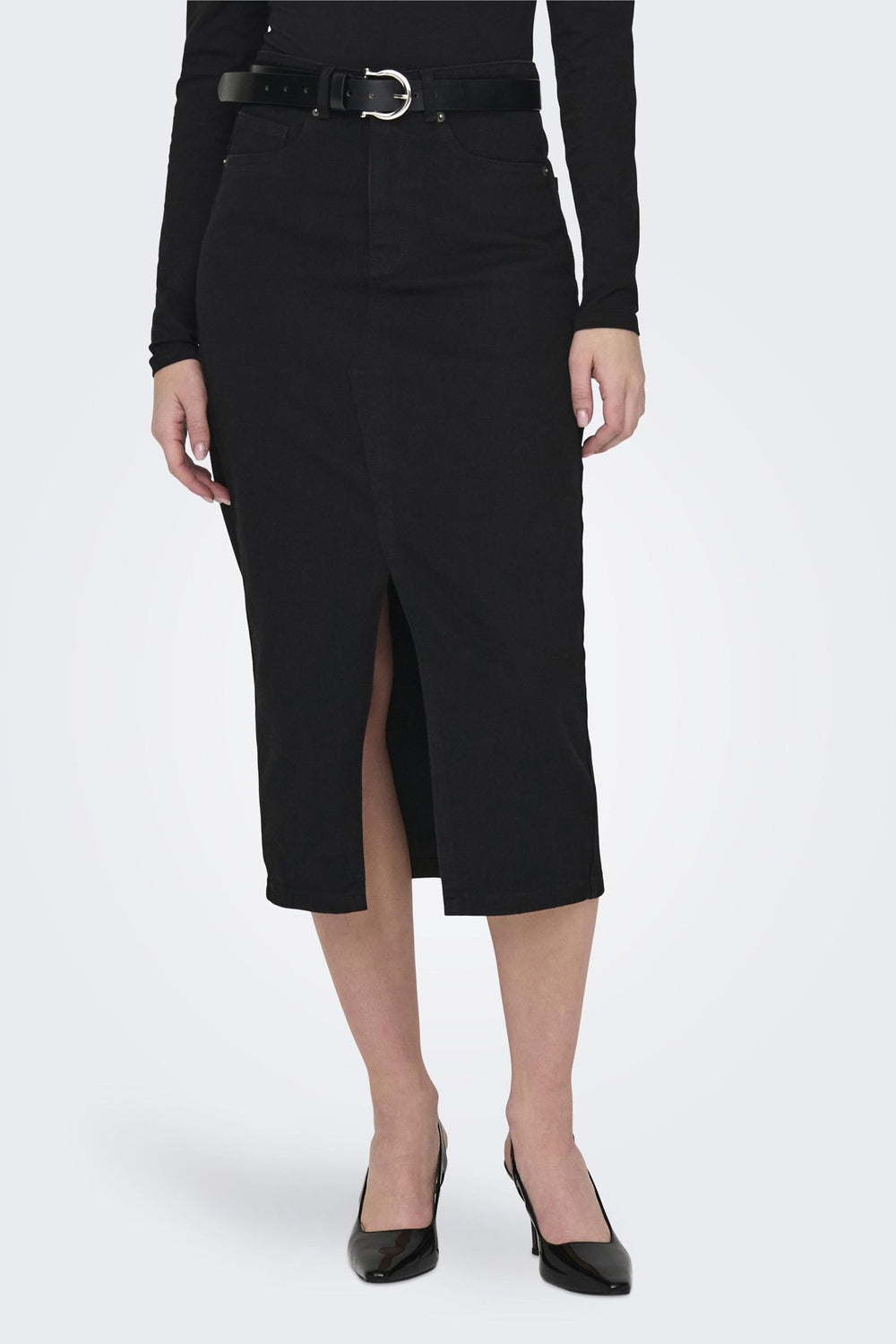 Jupe 3/4 BLACK DENIM - ONLY®