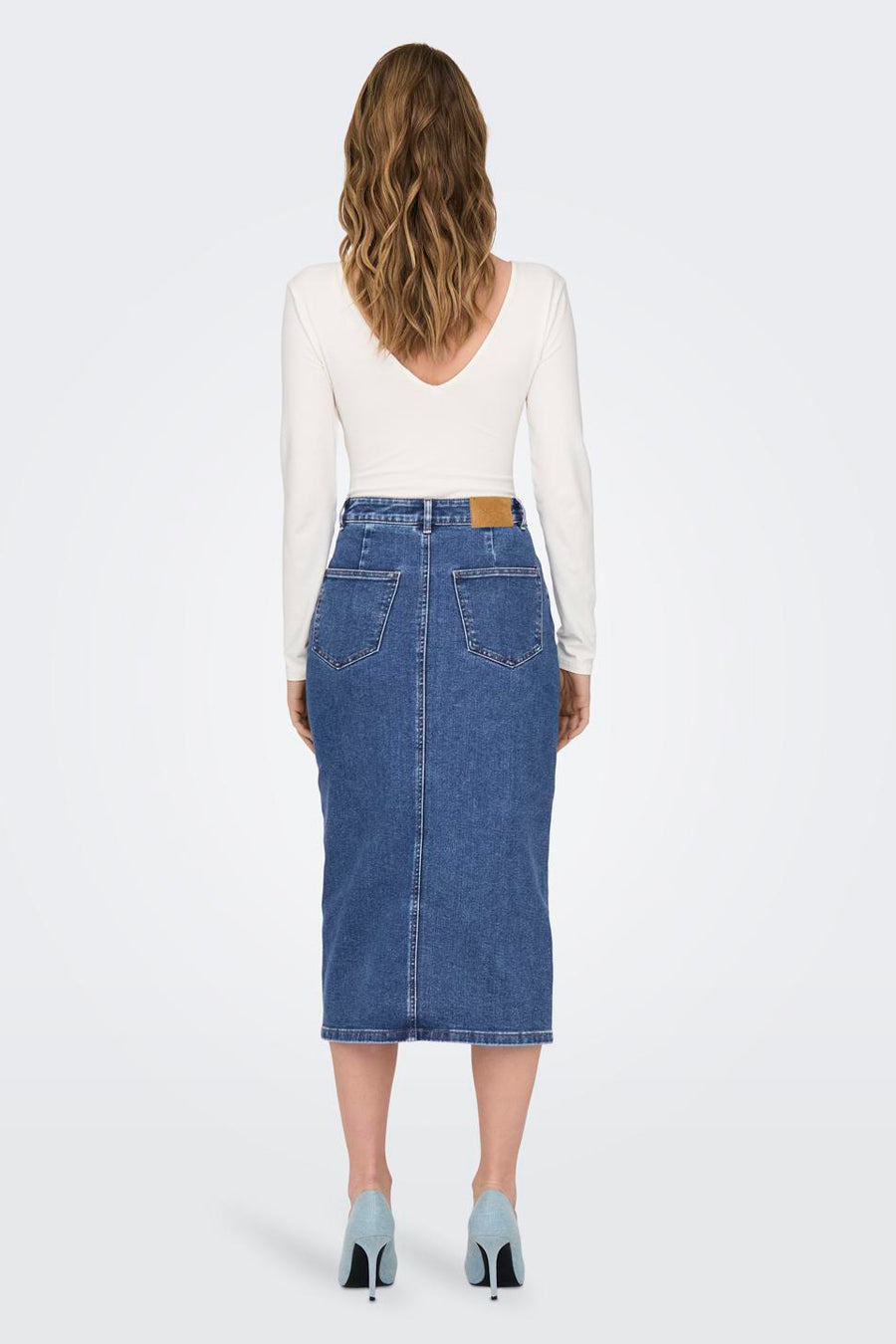 Jupe 3/4 MID BLUE DENIM - ONLY®